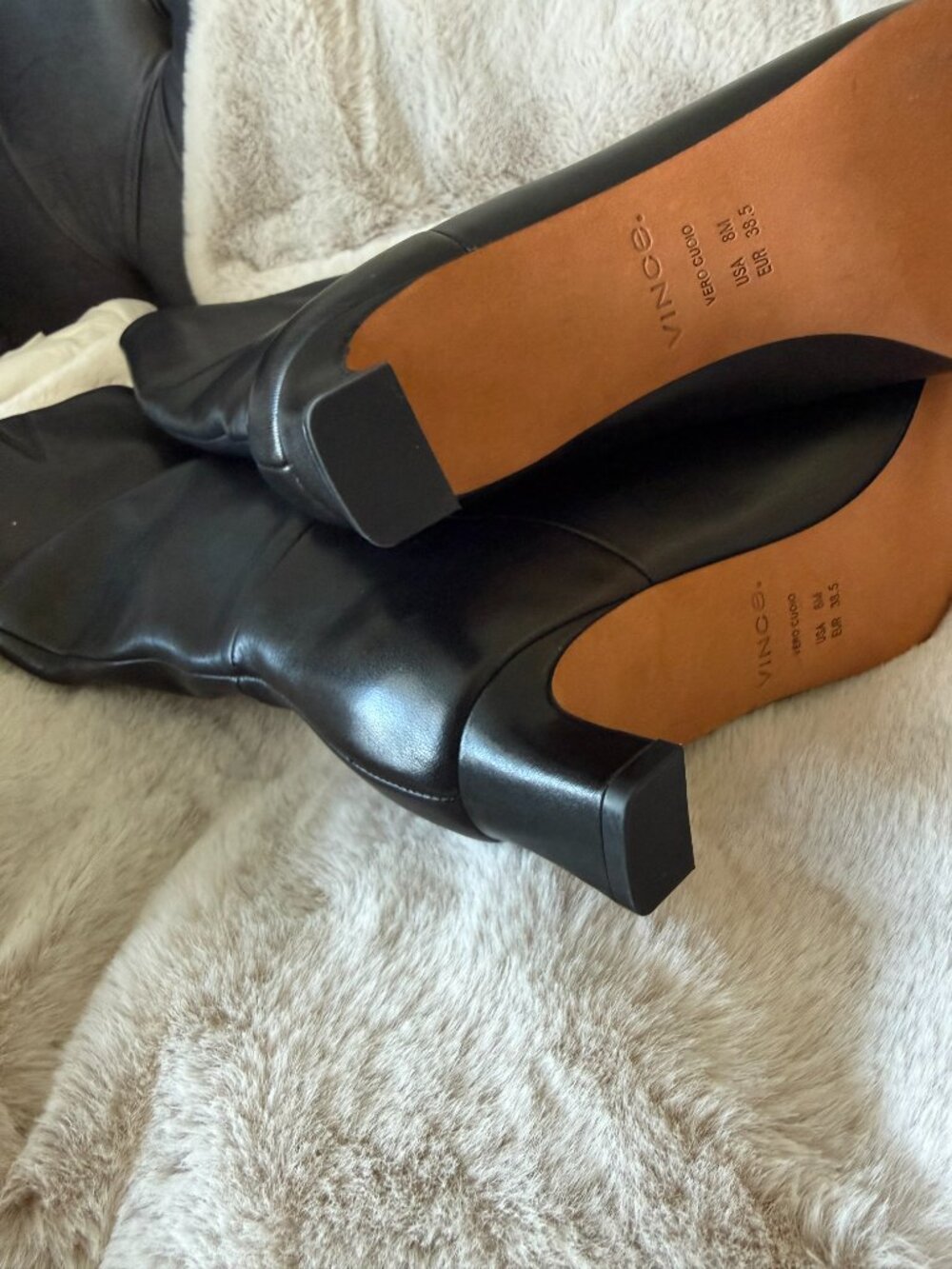 New Vince Harlan Knee High Boots - Picture 9 of 11